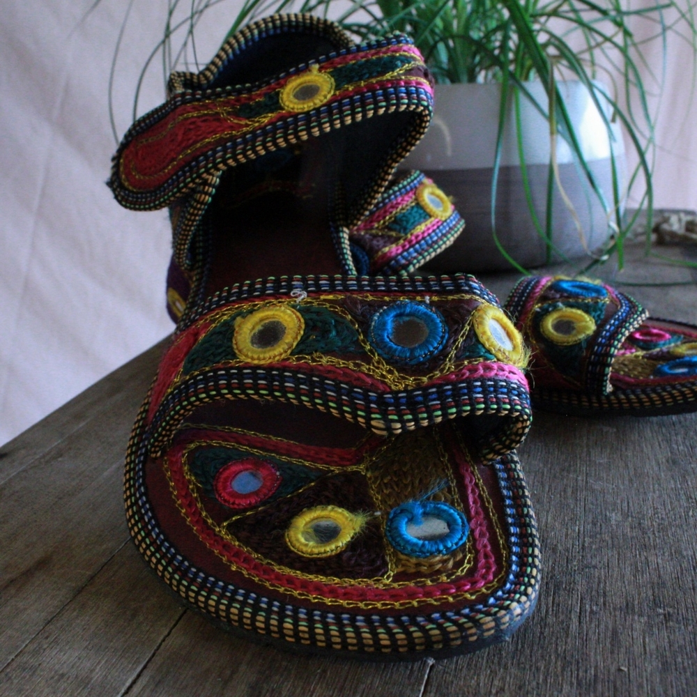 Boho Mirror Sandals